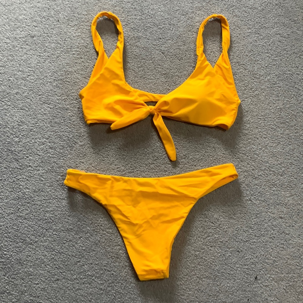 Zaful Yellow Bikini